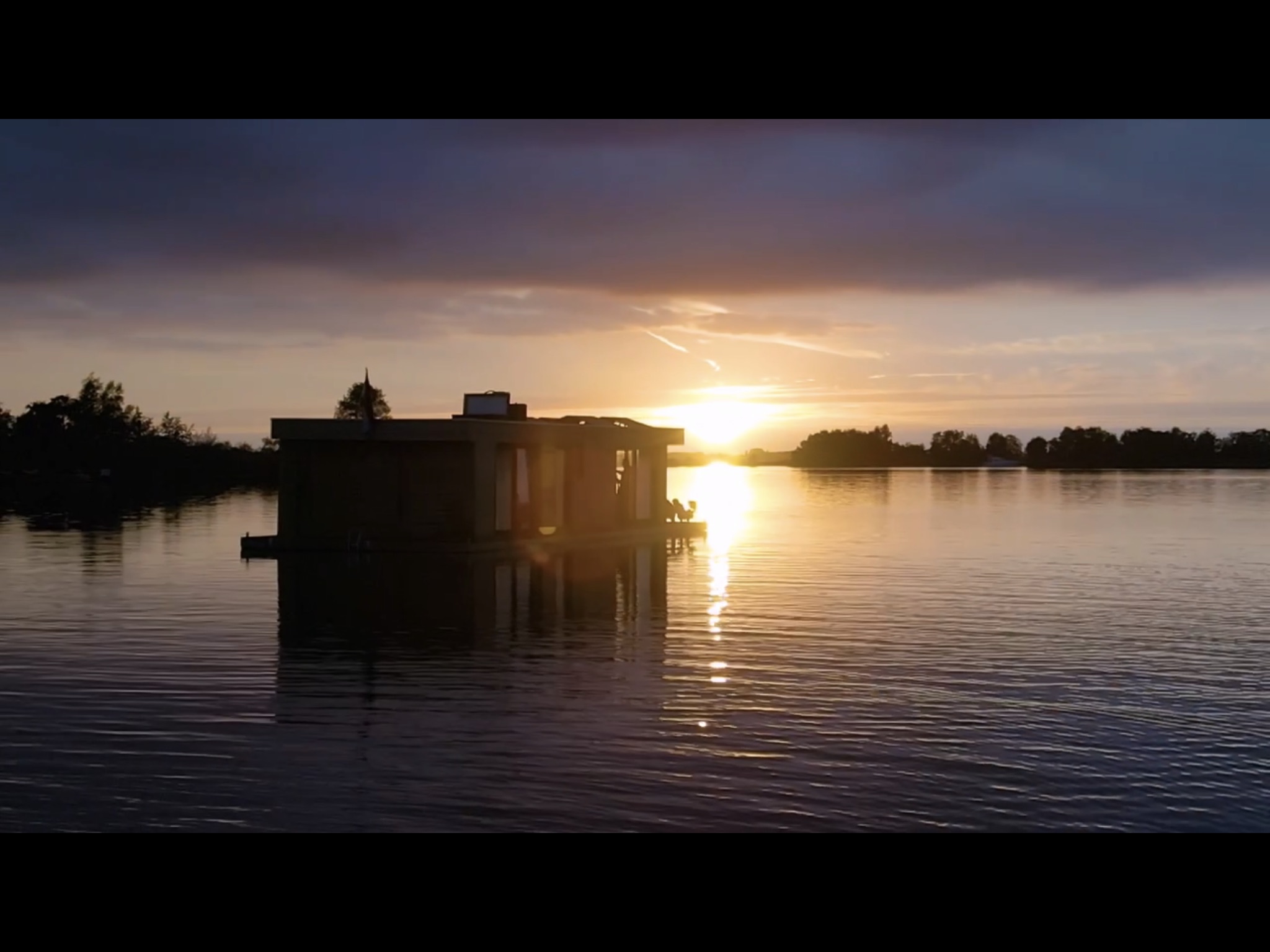 Surla Floating Village at Sunset